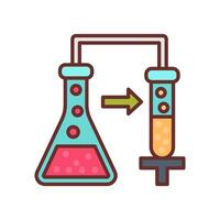 experimentos ícone dentro vetor. logótipo vetor