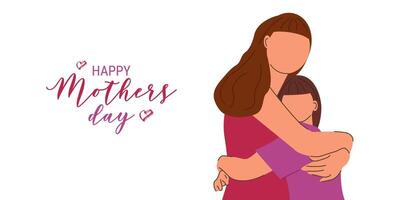 feliz mães dia é internacional mulheres feriado. vetor