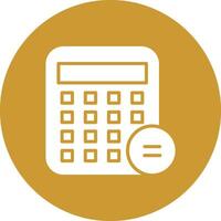 ícone de vetor de calculadora de negócios