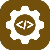 codificação engrenagem vetor ícone