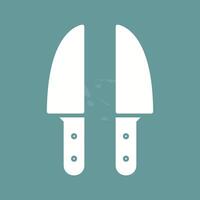 ícone de vetor de faca