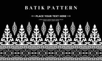 vetor luxo e elegante tradicional batik enfeite padronizar