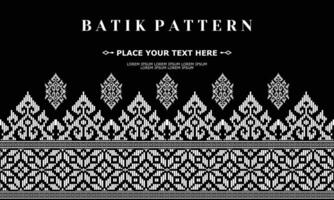 vetor luxo e elegante tradicional batik enfeite padronizar