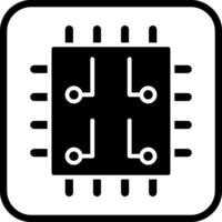 ícone de vetor de chip