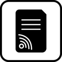 Wi-fi documentos vetor ícone
