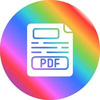 ícone de vetor pdf