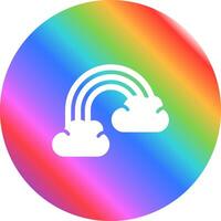 ícone de vetor de arco-íris