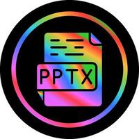 pptx vetor ícone