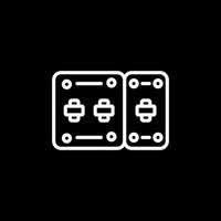 o circuito disjuntor vetor ícone