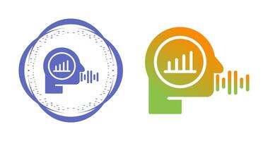 voz analytics vetor ícone