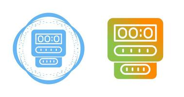ícone de vetor de medidor elétrico