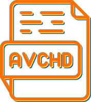 avchd vetor ícone