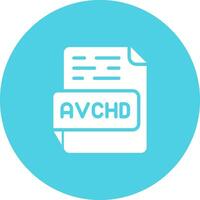 avchd vetor ícone