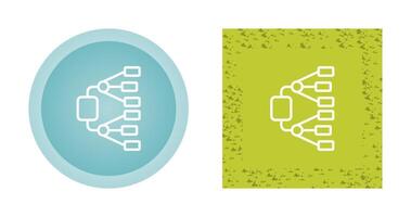 rede diagrama vetor ícone