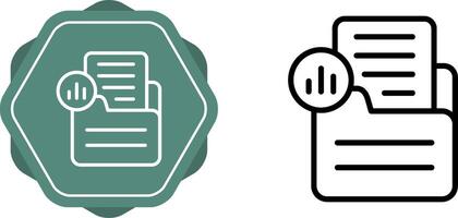 documento analytics vetor ícone