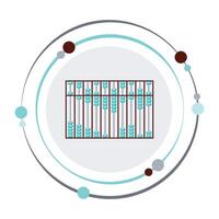 ábaco suanpan contando quadro, Armação chinês calculadora vetor ilustração gráfico ícone símbolo