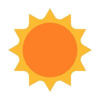 vetor de ícone de sol para seu web design, logotipo, ui. ilustração