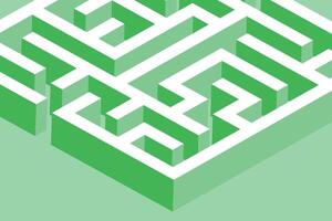 3d estilo labirinto enigma padronizar fundo resolver a problema vetor