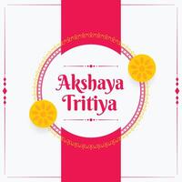 feliz akshaya tritiya festival fundo vetor