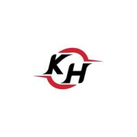 kh inicial esport ou jogos equipe inspirado conceito Ideias vetor