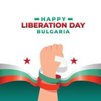 Bulgária libertação dia vetor Projeto modelo