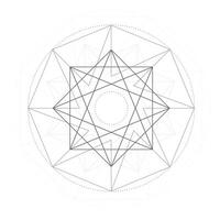 abstrato geometria símbolo fundo descobrir alquimia e filosofia vetor