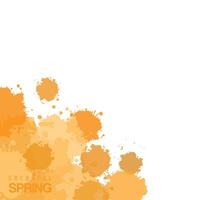 vetor abstrato colorida Primavera fundo projeto, convite cartão fundo modelo, aquarela molhado lavar splash.