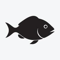 peixe ícone animal logotipo vetor