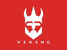 viking logotipo Projeto ícone símbolo vetor ilustração. humano viking logotipo Projeto modelo.