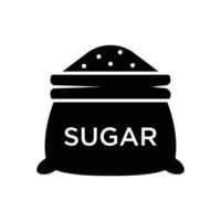açúcar ícone vetor Projeto modelo dentro branco fundo