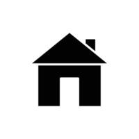 casa - casa ícone vetor Projeto modelo dentro branco fundo