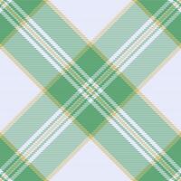 vinco tartan textura verificar, colheita têxtil padronizar xadrez. Projeto tecido fundo vetor desatado dentro verde e lavanda cores.