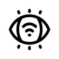 visão ícone. vetor linha ícone para seu local na rede Internet, móvel, apresentação, e logotipo Projeto.