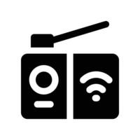 rádio ícone. vetor glifo ícone para seu local na rede Internet, móvel, apresentação, e logotipo Projeto.