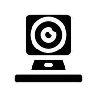Webcam ícone. vetor glifo ícone para seu local na rede Internet, móvel, apresentação, e logotipo Projeto.