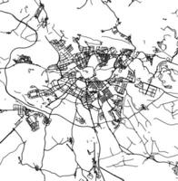 silhueta mapa do Pamplona Espanha. vetor