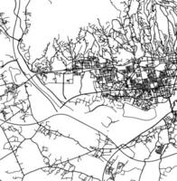 silhueta mapa do stenjevec Croácia. vetor