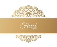 fundo floral decorativo luxuoso vetor