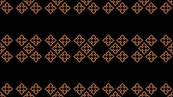 tradicional étnico motivos ikat geométrico tecido padronizar Cruz ponto.ikat bordado étnico oriental pixel Preto background.abstract, vetor, ilustração. textura, lenço, decoração, papel de parede. vetor