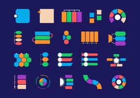 simples infográfico ilustração conjunto vetor