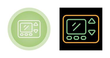 ícone de vetor de termostato inteligente