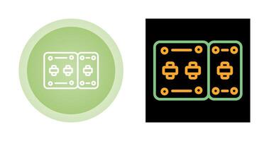 o circuito disjuntor vetor ícone