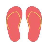 design de vetor de ícone de estilo simples de sandálias