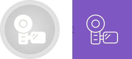 ícone de vetor de câmera de vídeo
