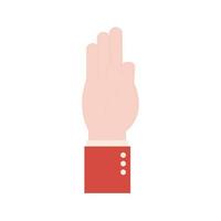 ícone de estilo simples de linguagem gestual de nove mãos design de vetor