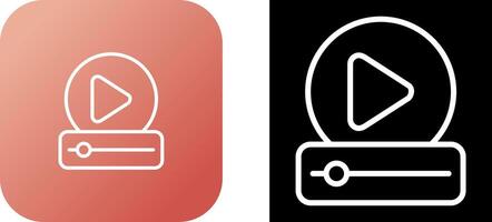 ícone de vetor de vídeo