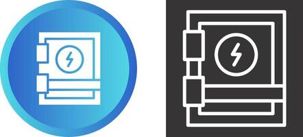ícone de vetor de painel elétrico