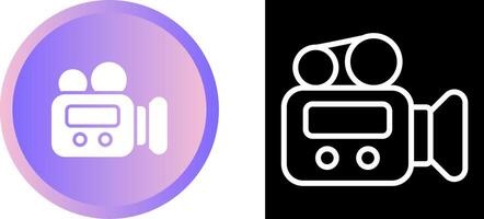 ícone de vetor de câmera de vídeo