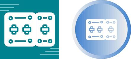 o circuito disjuntor vetor ícone