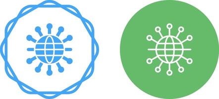 rede topologia vetor ícone